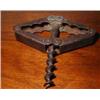 Image 1 : An unusual steel hinge-action corkscrew...
