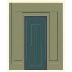 Robyn Denny "Out Line 3" Silkscreen