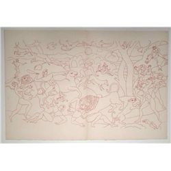 Andre Derain Large Lithograph, 1947