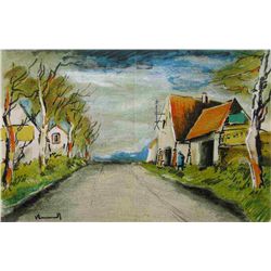 Maurice De Vlaminck "The Road" Original Lithograph