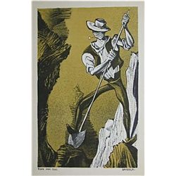 William Gropper Original Lithograph  Finn Mac Cool 