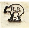Image 3 : Zuni Multi-Stone Inlay Bird Sterling Silver Cuff Bracelet - Running Bear