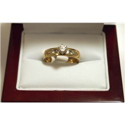 Dead Pawn Non-Native Diamond 14k Gold Women's Ring - CBI