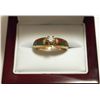 Image 1 : Dead Pawn Zuni Diamond Multi-Stone Inlay 14k Gold Women's Ring - K