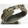 Image 1 : Old Pawn Hopi Sterling Silver Link Bracelet - Sun Face Stamp Signature