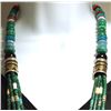 Image 3 : Navajo 4-Strand Malachite & Multi-Stone Necklace - Tommy Singer