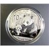 Image 1 : 2011 CHINA PANDA ONE OUNCE .999 SILVER