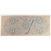Image 2 : 1862 $5  Confederate bill with C G Memminger cabinet member  Fine