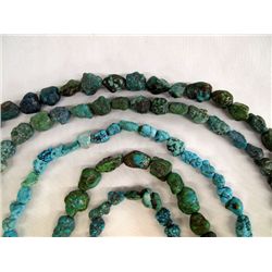 Turquoise Nugget Strands