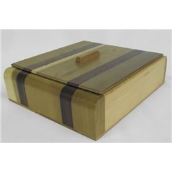 Laminated Wood Box With Lid