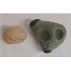 Stone Hand Herb Grinder with Rose Quartz Stone