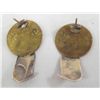 Image 2 : Sterling Wolf Howling Pierced Earrings