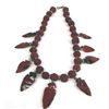 Image 1 : Carved Arrowhead and Bead Necklace