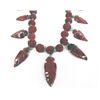 Image 2 : Carved Arrowhead and Bead Necklace