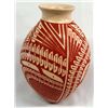 Image 1 : Mata Ortiz Small Jar Two Tone Red Cream