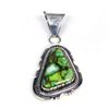 Image 1 : Navajo Sterling Australian Turquoise Pendant
