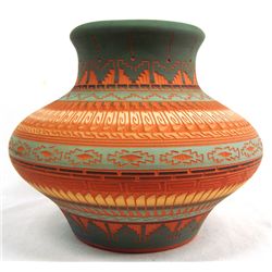 Navajo Incised Pottery by Tsosie