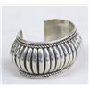 Image 2 : Navajo Sterling Silver Bracelet by Jason Largo
