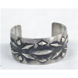 Navajo Sterling Silver Bracelet by Emerson