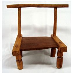 Vintage West African Baule Tribal Chair