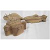 Image 1 : Hand Carved Suar Wood Animal Puzzle Boxes