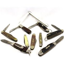 10 Vintage Pocket Knives