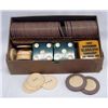 Image 3 : Vintage Poker Chips and Backgammon Dice Pieces