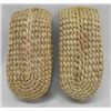 Image 2 : Antique Primitive Chinese Woven Straw Grass Shoes