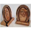 Image 1 : Gregorian Copper Horseshoe Book Ends