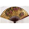 Image 3 : Pair of Chinese Gold Lame' Paper Bird Fans