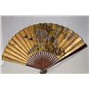 Image 5 : Pair of Chinese Gold Lame' Paper Bird Fans