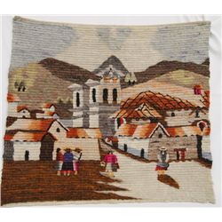 Hand Woven South American Wool Pictorial Weaving