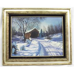 Original Framed Oil -Edward O. Miller