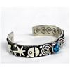 Image 2 : Navajo Sterling Silver Bracelet - Alex Sanchez