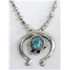 Image 2 : Pawn Navajo Sand Cast Sterling Naja Necklace