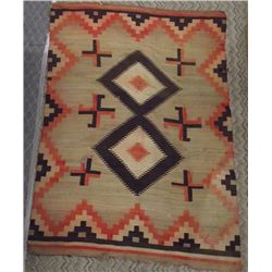 1900's Navajo Whirling Log Rug