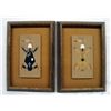 Image 1 : Pair of Framed Sand Paintings