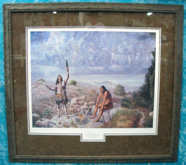 Artist Locklear Framed Print by Lumbee Tribal Artist Gene Locklear