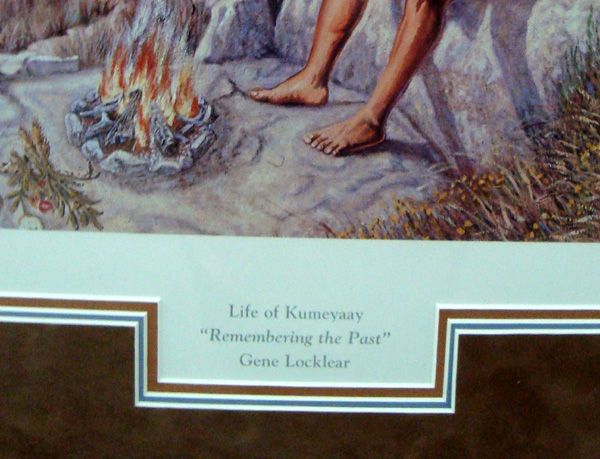Artist Locklear Framed Print by Lumbee Tribal Artist Gene Locklear