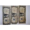 Image 1 : 1935-E US Silver Certificate $1; Blue Seal; Lot of 3; EST. $10-15