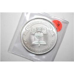 A-Mark Silver Round; Liberty Silver; 999+ Silver 1 Oz.; EST. $30-35