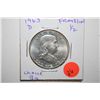 Image 1 : 1963-D Ben Franklin Half Dollar; Choice BU; EST. $15-25