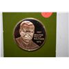 Image 1 : United Auto Workers Union-Region 18 Walter Reuther Commemorative Medal; Solid Franklin Bronze Proof;