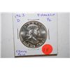 Image 1 : 1963-D Ben Franklin Half Dollar; Choice BU; EST. $15-25