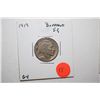 Image 1 : 1919 Buffalo Nickel; G4; EST. $3-6