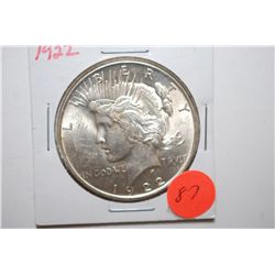 1922 Peace $1; EST. $40-60