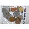 Image 1 : World Coins & Tokens; Various Dates, Conditions & Denominations; Lot of 25; EST. $10-20