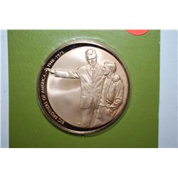 1971 Big Brothers Of America 25th Anniversary Commemorative Medal; It Takes A Man To Help A Boy; Sol