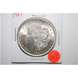 1921 Silver Morgan $1; EST. $30-40