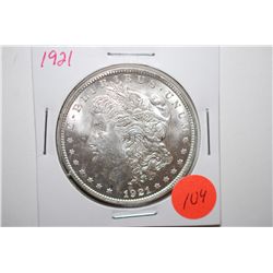 1921 Silver Morgan $1; EST. $30-40